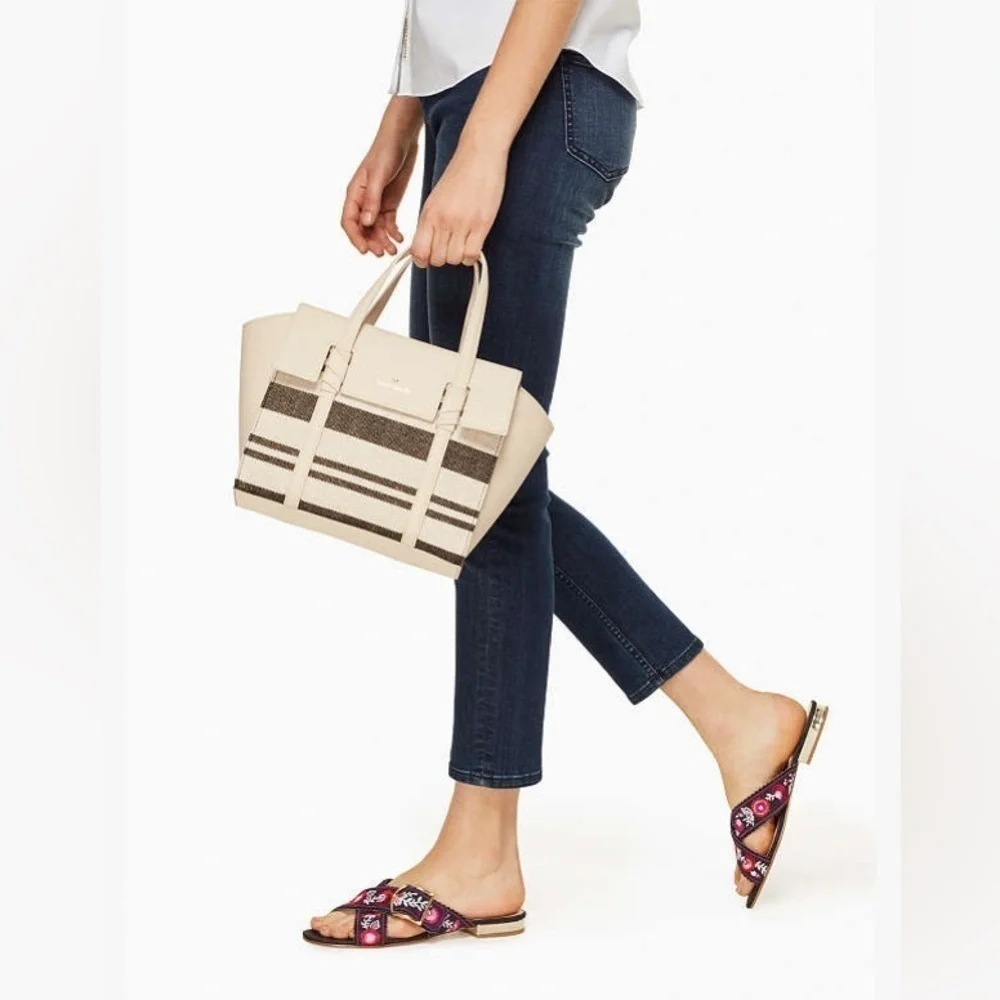 KATE SPADE Daniels Drive Fabric Small Abigail Satchel